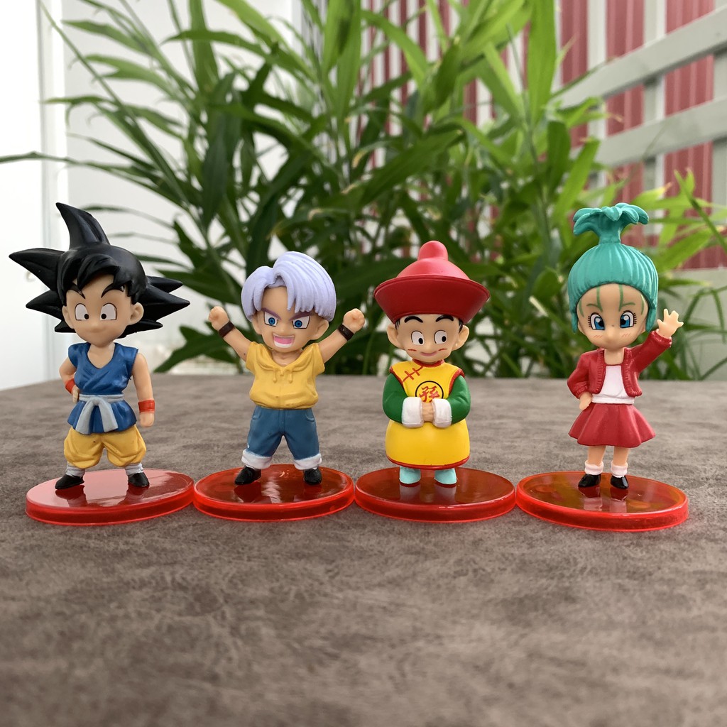 Bộ 13 mô hình nhân vật Dragon Ball chibi trang trí cực đẹp