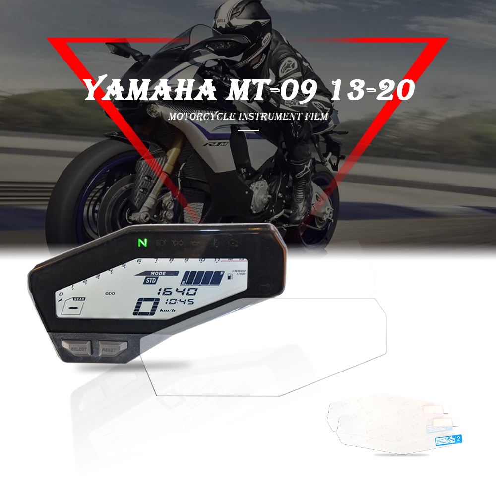 Phim Xe Máy Bảo Vệ Màn Hình Dán Bảng Điều Khiển Cụm Chống Trầy Xước Cho Yamaha MT09 MT09 MT 09 MT-09