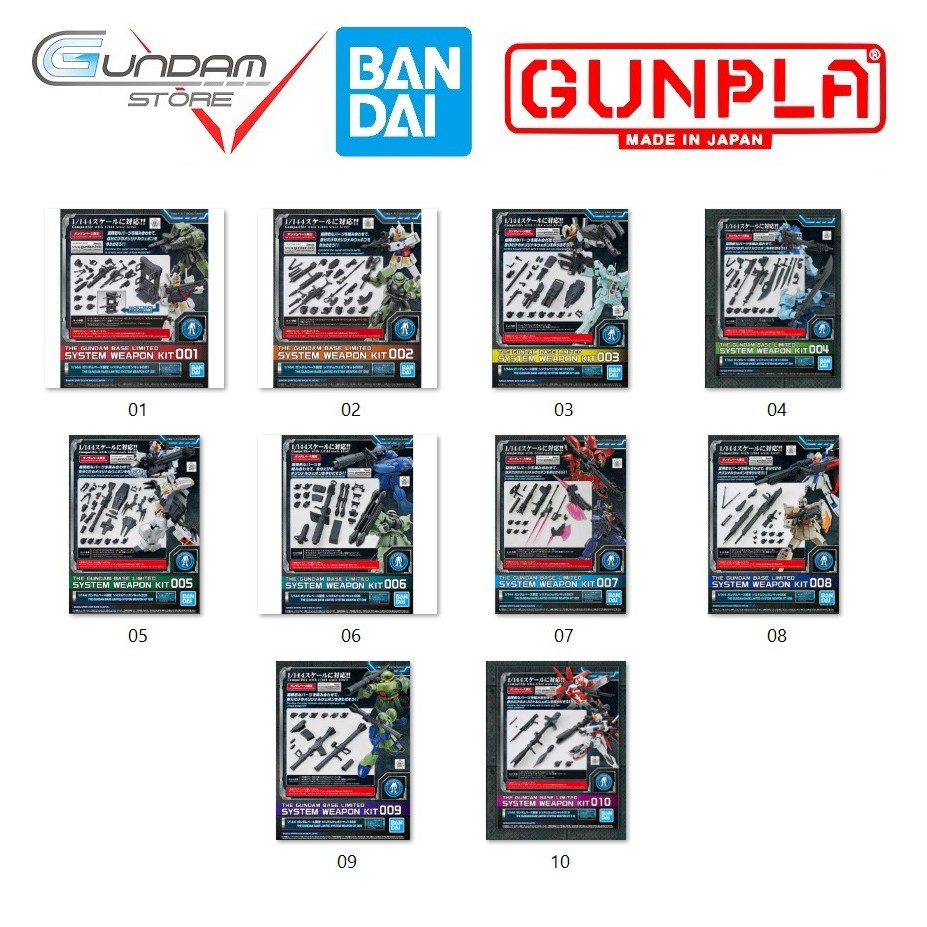 Mô Hình Lắp Ráp Bandai SYSTEM WEAPON 1-10 The Gundam Base Limited Gunpla Đồ Chơi Anime Nhật