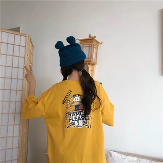 Áo Thun Tay Lỡ_Kèm Ảnh Thật FREE SIZE <70KG VẢI COTTON DÀY ATL057