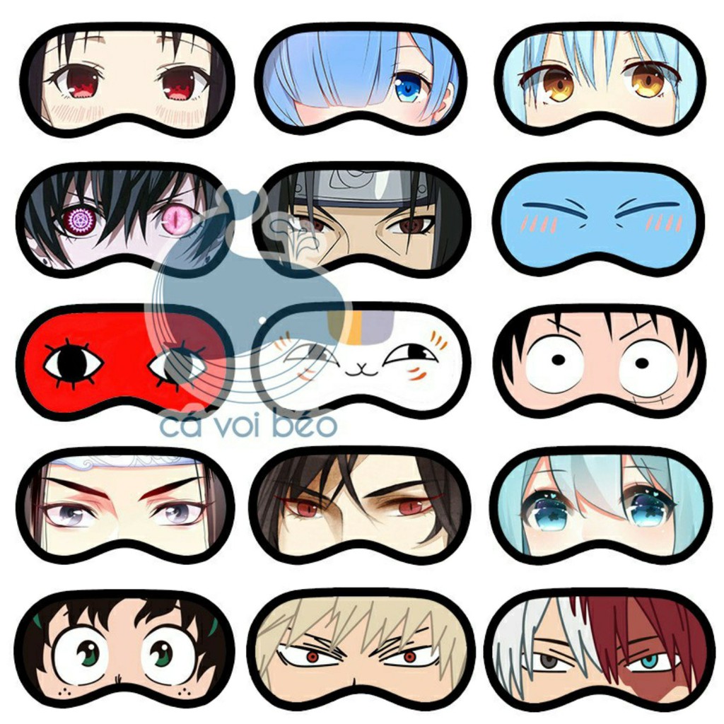[SALE GIÁ XƯỞNG] Bịt mắt ngủ Hắc Quản Gia Ciel Sebastian bịt mắt manga bịt mắt anime | BigBuy360 - bigbuy360.vn