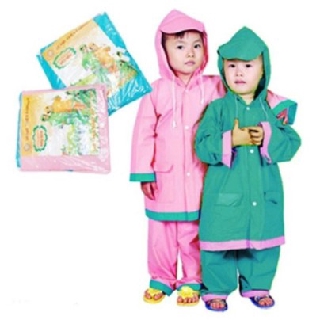 ÁO MƯA BỘ CHO TRẺ EM SIÊU ĐÁNG YÊU size 2 - GIAO MÀU NGẪU NHIÊN