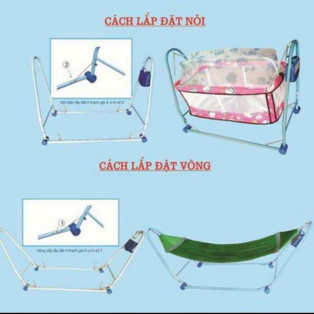 NÔI  VÕNG ĐIỆN 2 IN 1 ĐẠI VỸ