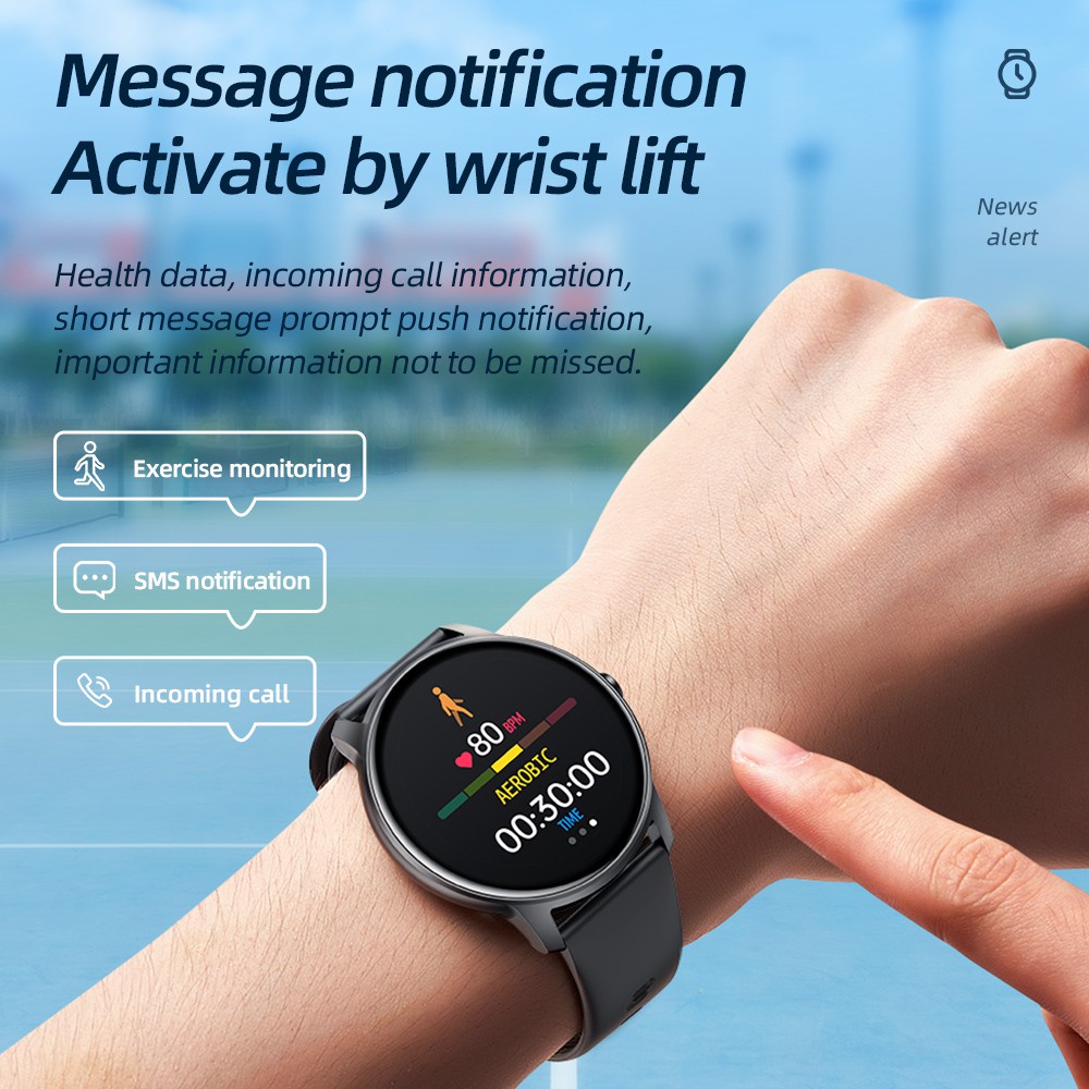 [Phiên bản không cuộc gọi] Đồng hồ thông minh Hoco y4 ip68 kết nối bluetooth chống nước hỗ trợ theo dõi nhịp tim thiết kế mới hợp thời trang