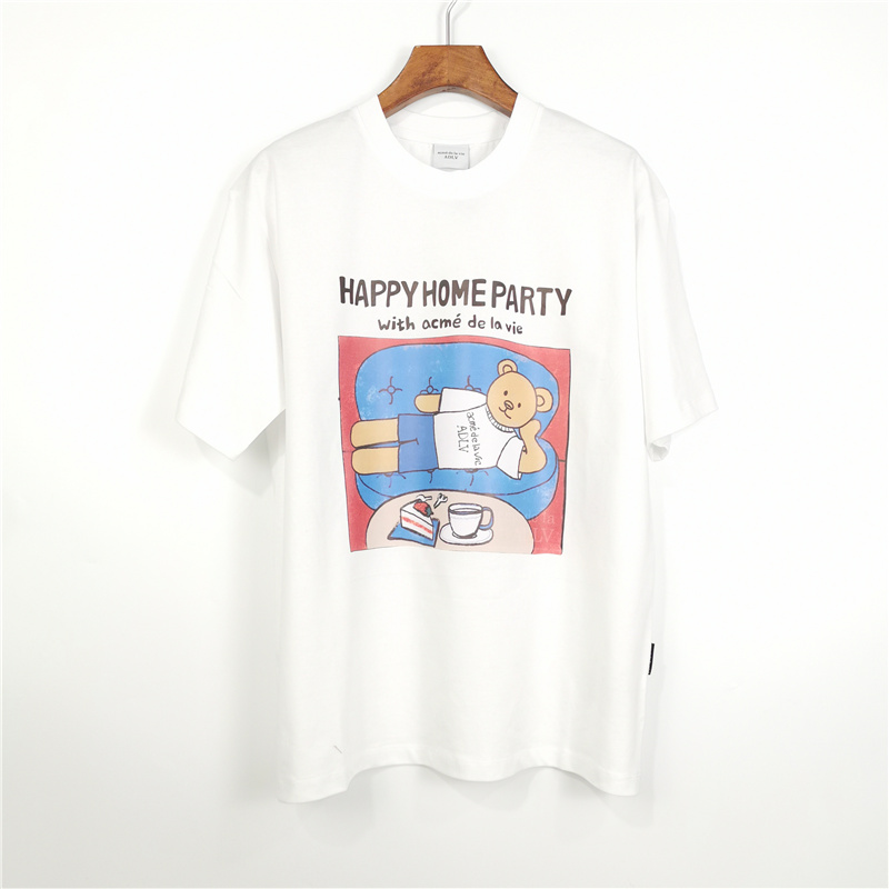 Áo thun cotton cổ tròn họa tiết cá tính # V176