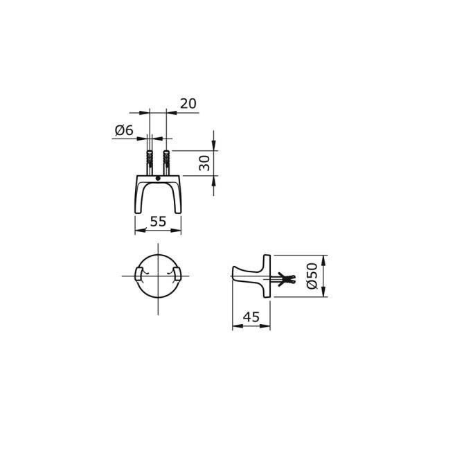 Móc Treo Khăn Tiện Lợi Toto Ts118wsb