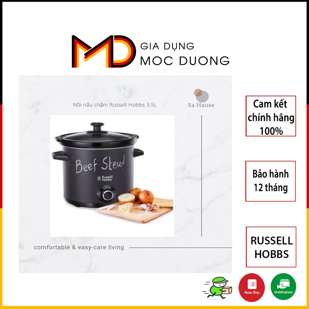 Nồi nấu chậm RUSSELL HOBBS 3,5L, Made in Germany