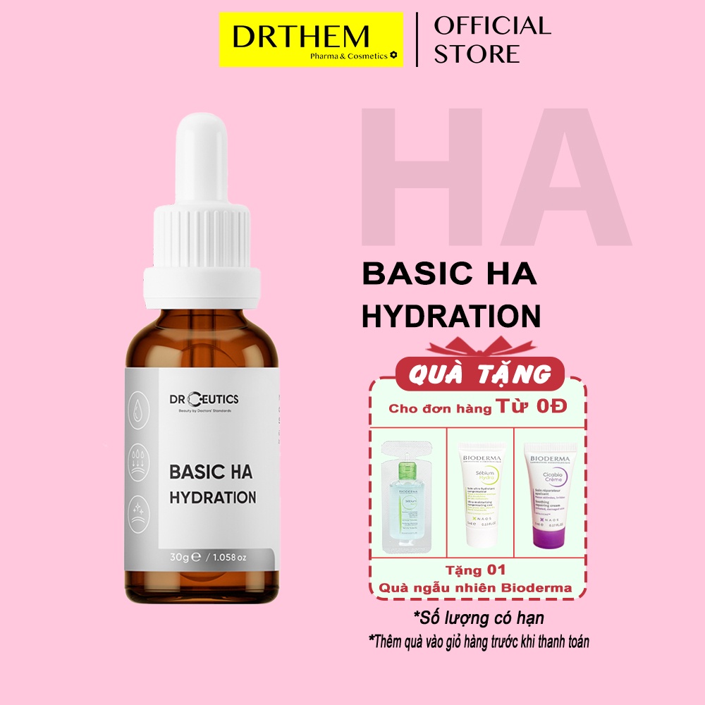 Drceutics Tinh Chất HA Basic Hydration Cho Da Dầu Mụn 30ml - 100ml