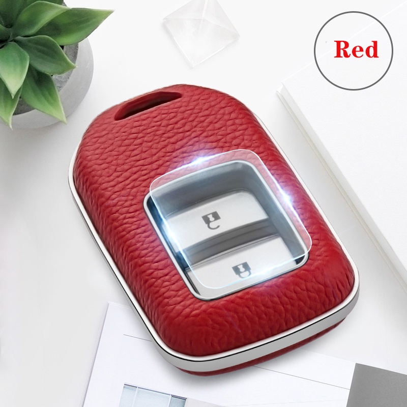 Vỏ Da Bảo Vệ Chìa Khóa Điều Khiển Từ Xa Cho Xe Hơi Honda Accord Civic CRV XRV HRV URV Odyssey