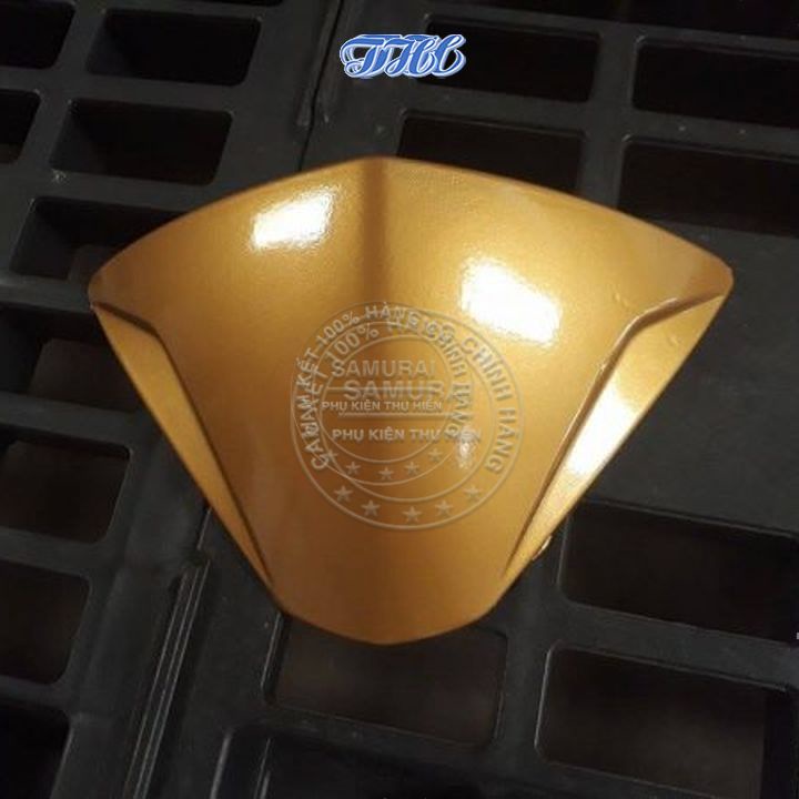 Combo 4 chai sơn samurai màu vàng ánh kim gồm:  uch210 -  3/124 -  8/123 - k1k - giấy nhám p800