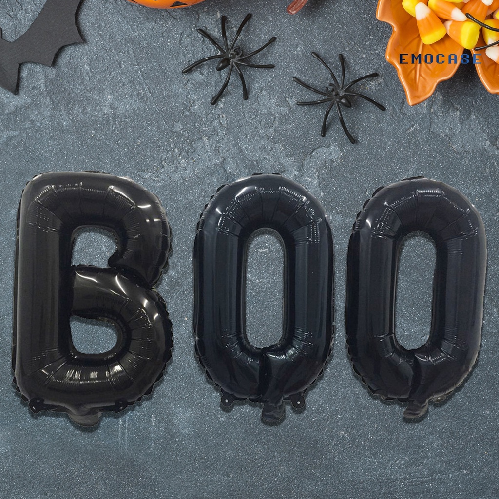 1 Set Bong Bóng Lá Nhôm Trang Trí Tiệc Halloween