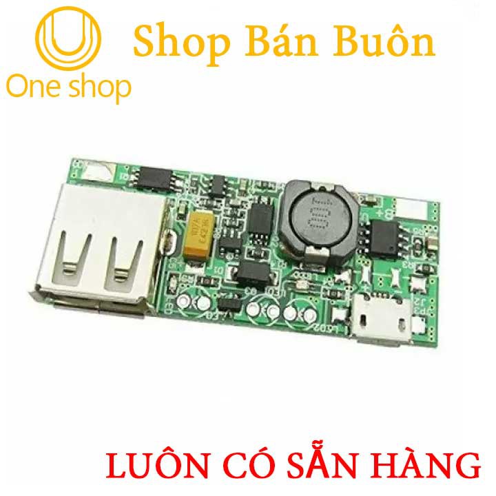 Mạch Sạc Pin Dự Phòng 5V 1A Xanh Lá