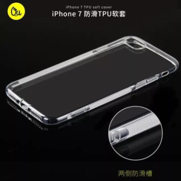 Ốp Iphone Dẻo Trong Suốt Oucase Chống Trơn Trượt