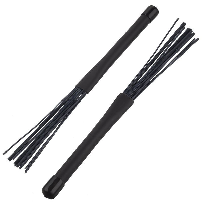 1 Cặp Gậy Đánh Trống 32Cm Có Thể Thu Gọn Tiện Dụng Đen