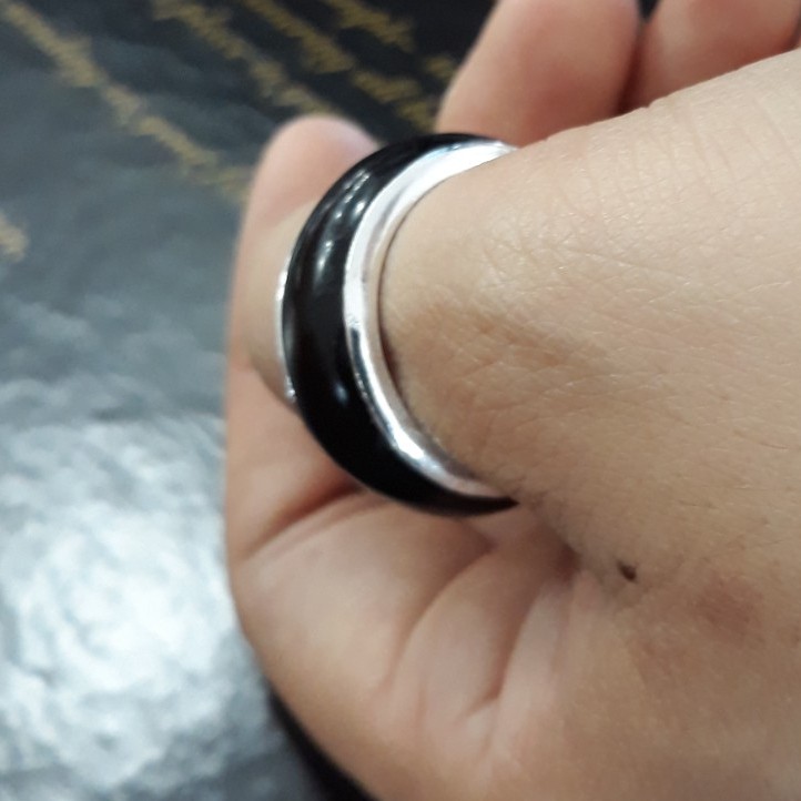 Nhẫn gỗ - nhẫn sừng mo trơn