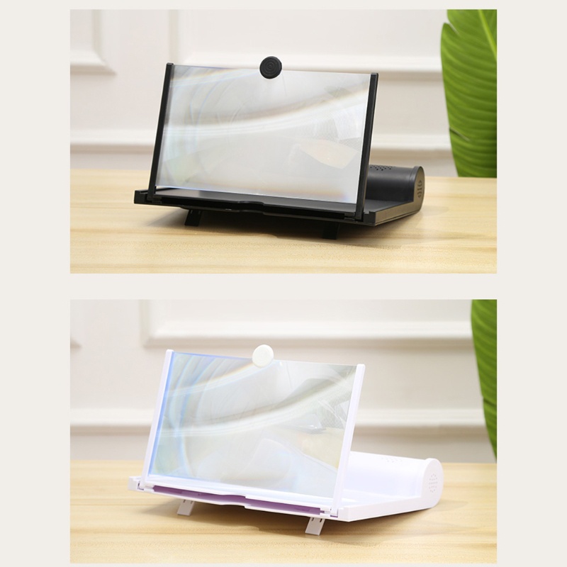 Bộ Khuếch Đại Màn Hình 3D Độ Nét Cao Kèm Giá Đỡ Điện Thoại Có Thể Gập Lại