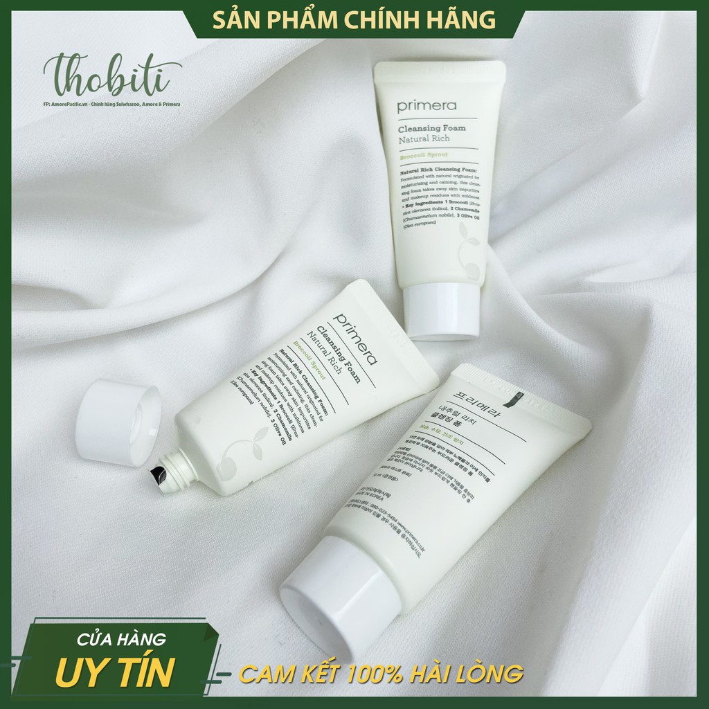 Sữa Rửa Mặt Primera Cleansing Foam Natural Rich  Dành Cho Da Nhạy Cảm