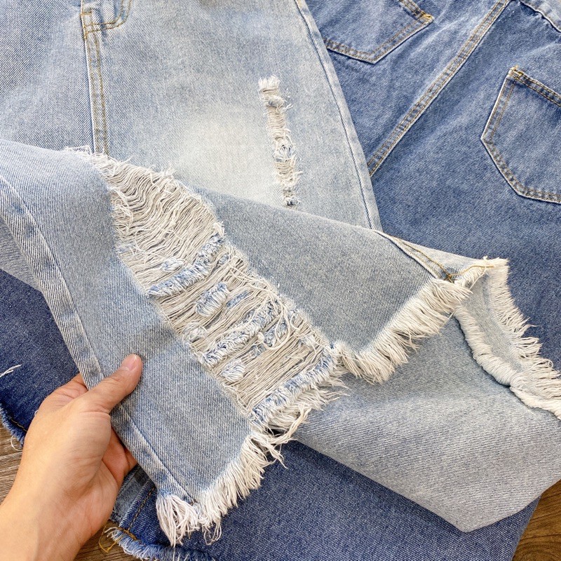 Chân váy jean dáng dài - Chân váy bò dài qua gối | BigBuy360 - bigbuy360.vn