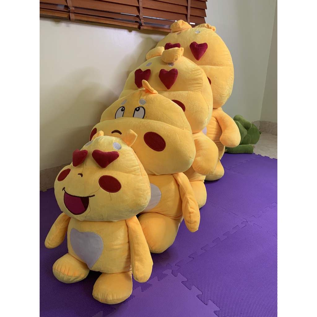 [Hot]Gấu Bông Ong Vàng - Qoobee Gối Ôm Hình Thú Khủng Long Ong Vàng Mềm Mịn Siêu Đáng Yêu Nhiều Size 40cm -> 1m -AB18