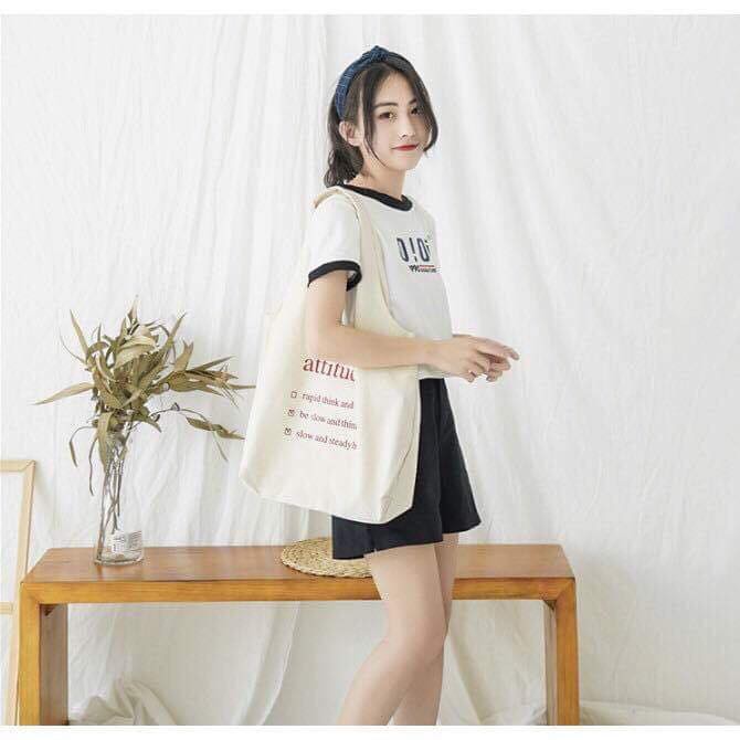 [T04] Túi tote attitude thời trang