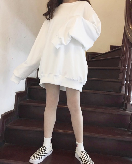 Áo Sweater Basic, ÁO TRƠN NỈ BÔNG TAY DÀI &quot;FREESHIP&quot; From Unisex