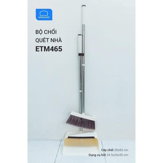 Bộ chổi quét nhà Lock&Lock chính hãng kèm dụng cụ hót rác ETM465