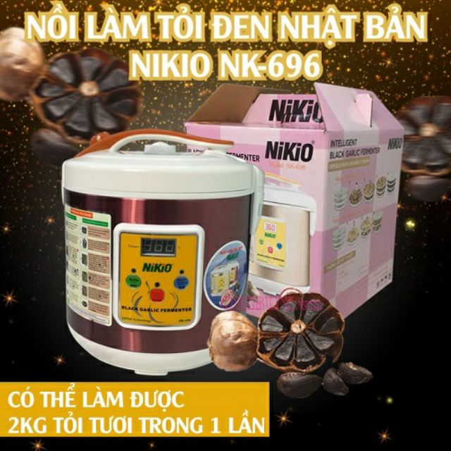 MÁY LÀM TỎI ĐEN NIKIO NK696 CÔNG NGHỆ NHẬT BẢN