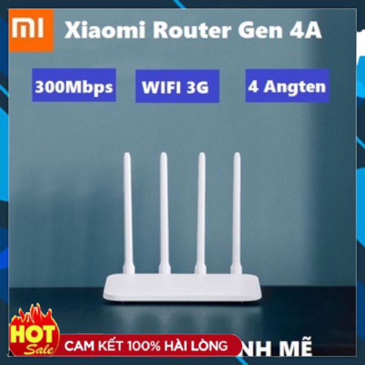 Bộ Phát Wifi Xiaomi 4A,4C Router Có Repeater Kích Sóng Wifi Tiện Lợi Chính Hãng