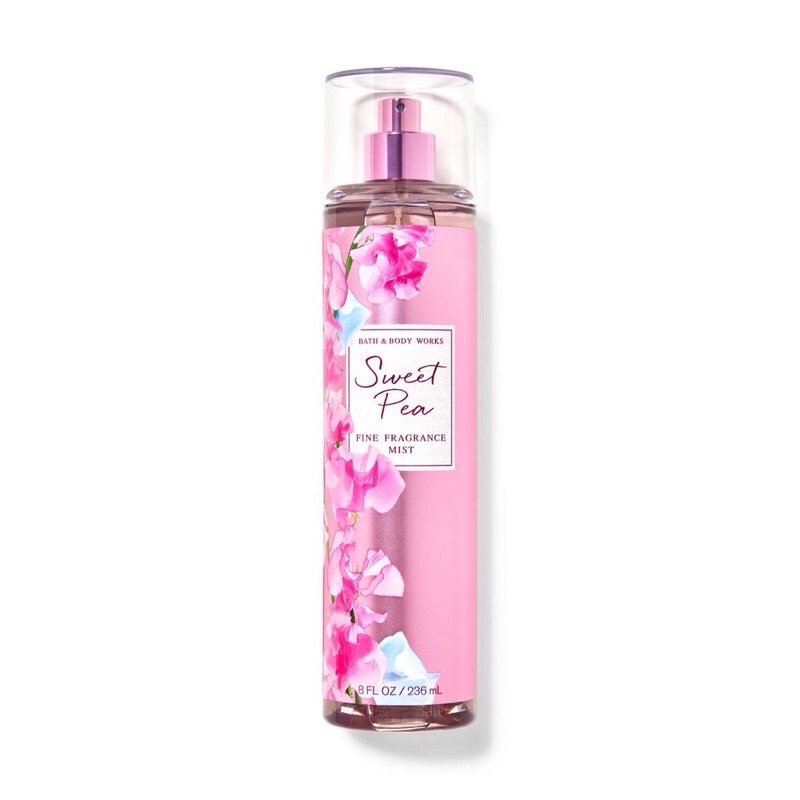 [BILL-AUTH] XỊT THƠM TOÀN THÂN BODYMIST BATH&BODYWORKS SWEET PEA 236ML