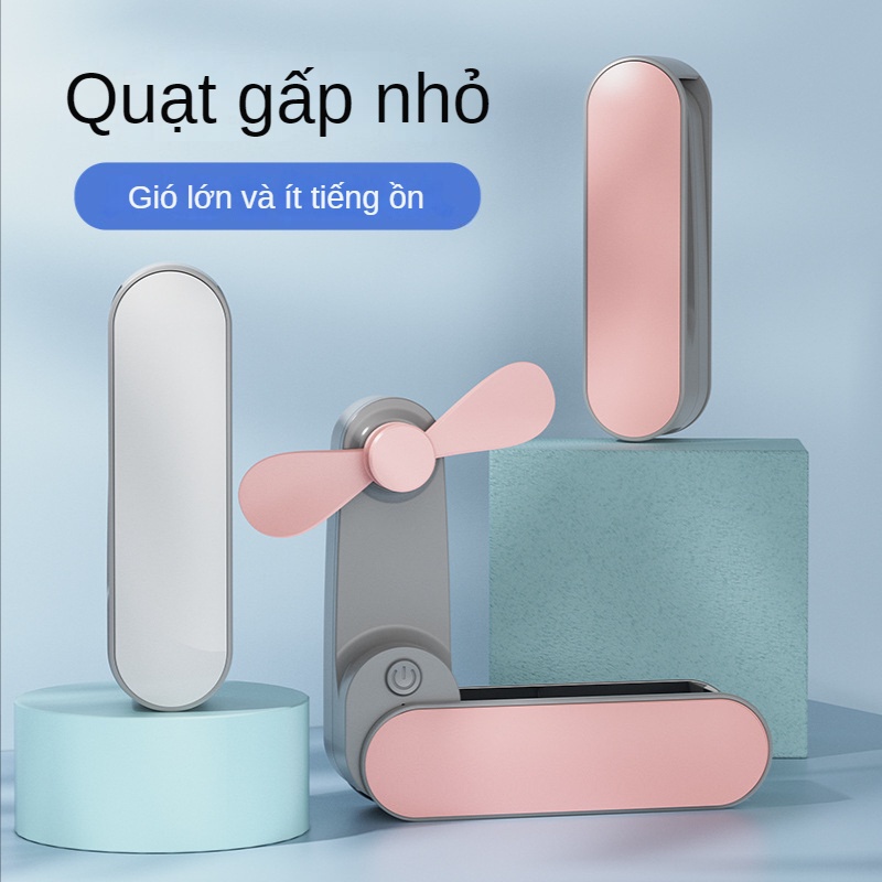 Quạt có thể gập lại Quạt di động mini Quạt nhỏ USB, những thứ cần thiết cho mùa hè Xuất hàng trong vòng 24 tiếng