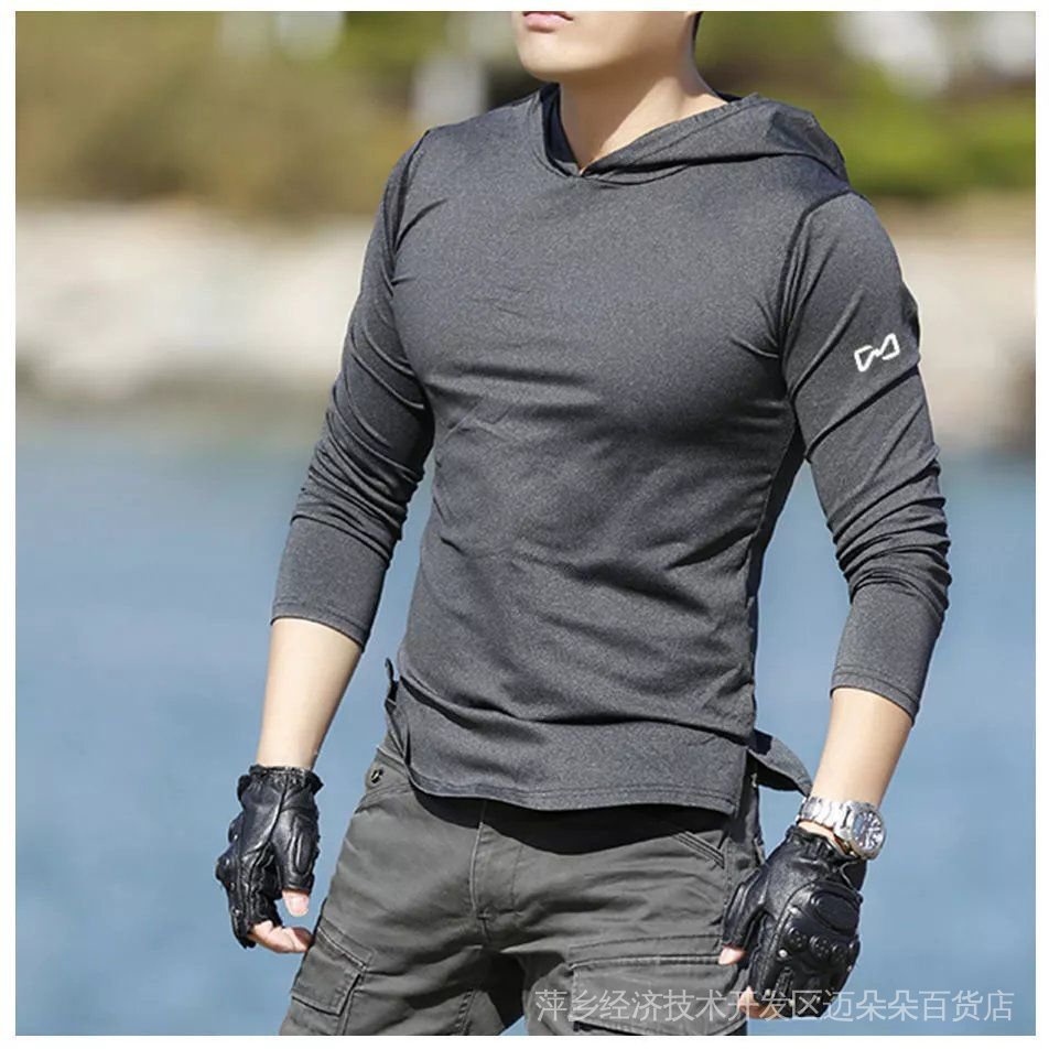 Áo Hoodie Thể Thao Mỏng Ôm Dáng Thời Trang Mùa Thu 2022 Cho Nam