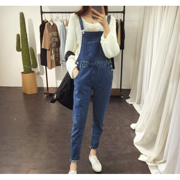 Quần yếm bò thời trang - QNU19.0002BLU | BigBuy360 - bigbuy360.vn