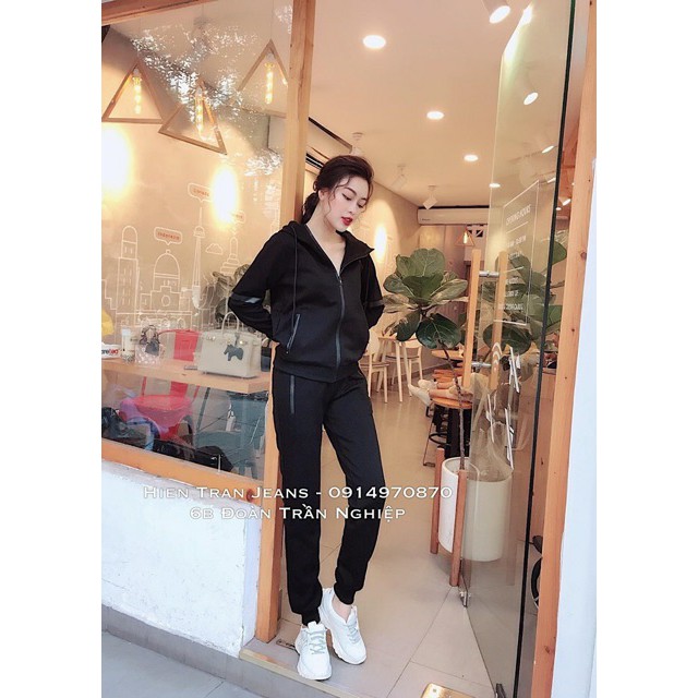 Bộ thể thao nữ khóa kéo | BigBuy360 - bigbuy360.vn