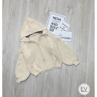 Bigsize - Áo khoác len chùm mũ V35