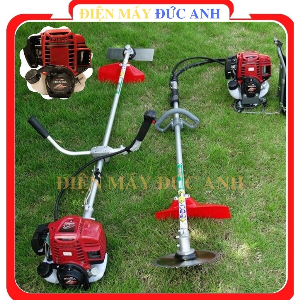 Máy cắt cỏ Honda GX35 4 thì dây đeo lưng cắt phát cây cỏ cầm tay đa năng dùng cho gia đình giá rẻ