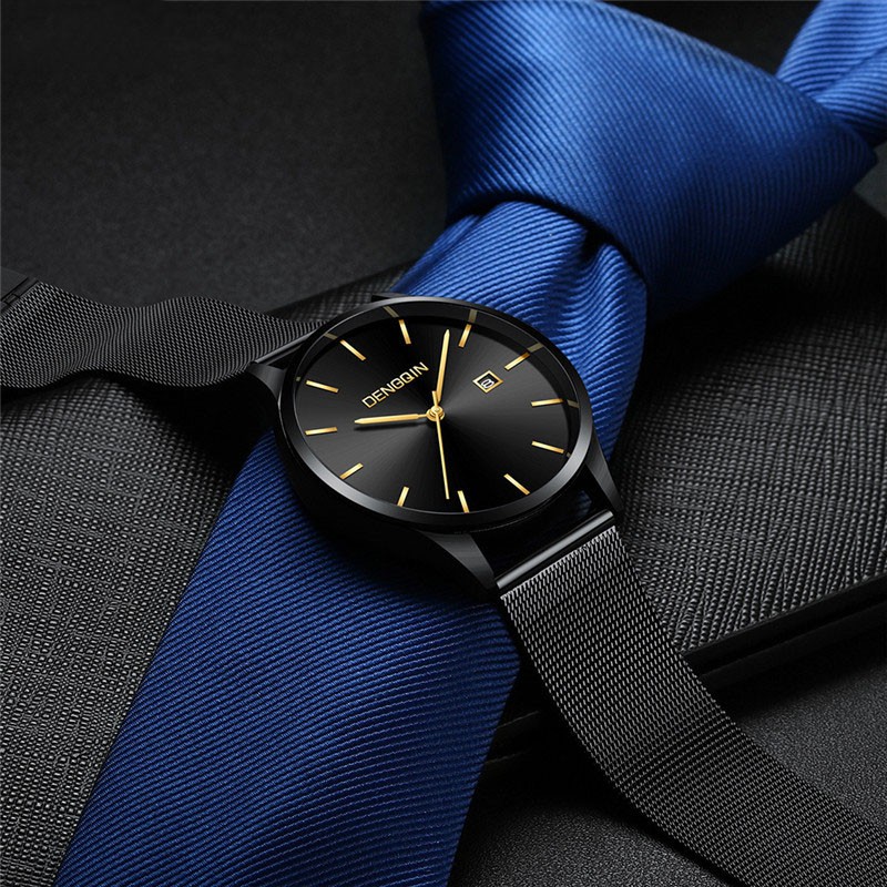 (DOANH NHÂN) Đồng Hồ Nam DENGQIN JAPAN Chính Hãng Dây Thép Mành Cao Cấp_Full Box - Classic | BigBuy360 - bigbuy360.vn