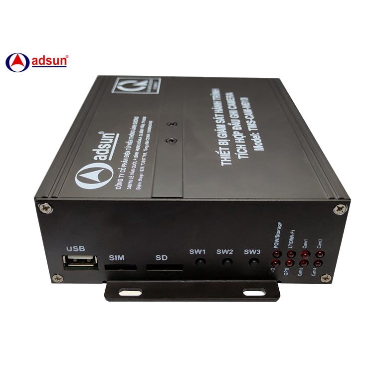 Đầu ghi kèm cam nghị định 10 TMS-CAM-NĐ10 sim 4G tích hợp giám sát hành trình ADSUN