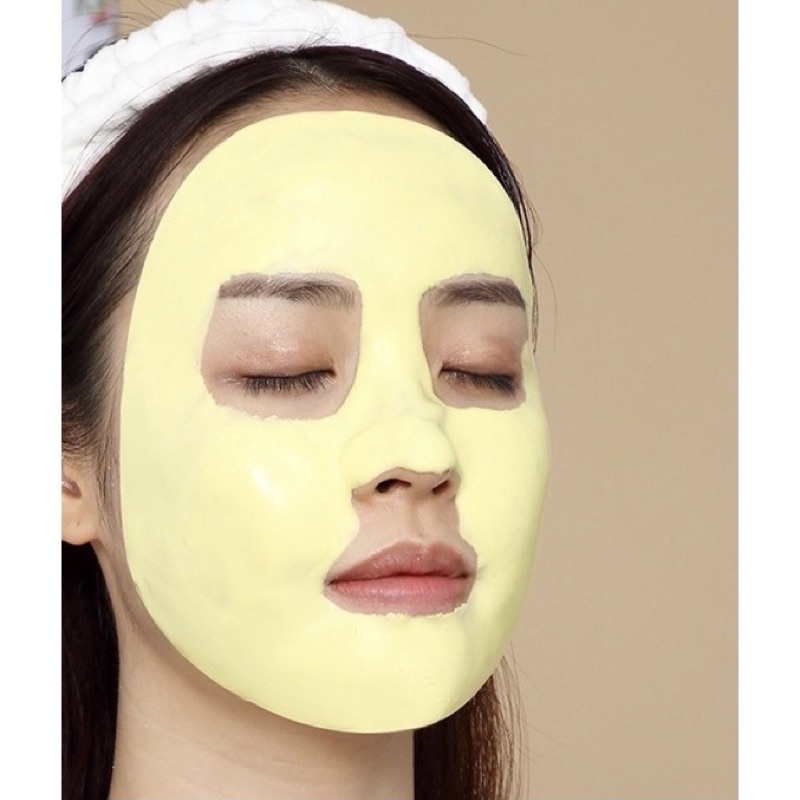 Mặt nạ dẻo vitamin C ( chanh vàng ) 100gr - Mask dẻo spa loại 1 Handmade