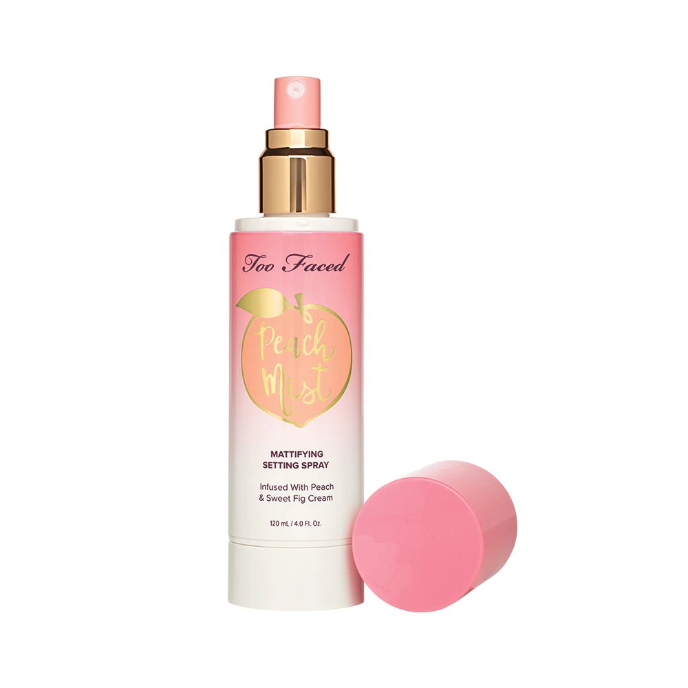  Xịt khóa makeup Too Faced Peach Mist Mattifying Setting Spray