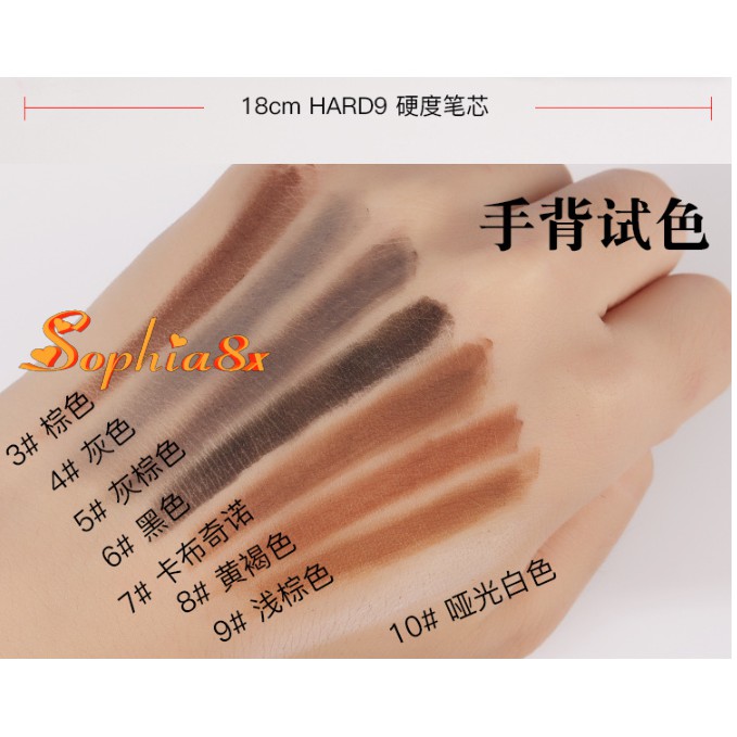 Chì xé kẻ mày cao cấp Haozhuang Make Up Milano Eyebrow Pencil | BigBuy360 - bigbuy360.vn