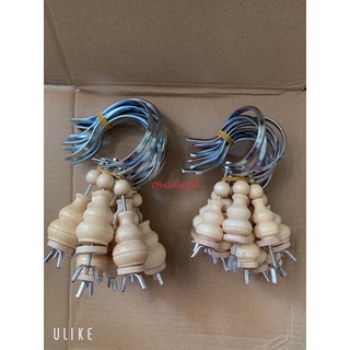 Móc lồng chim 3 cạnh kèm nậm gỗ 2 kích thước
