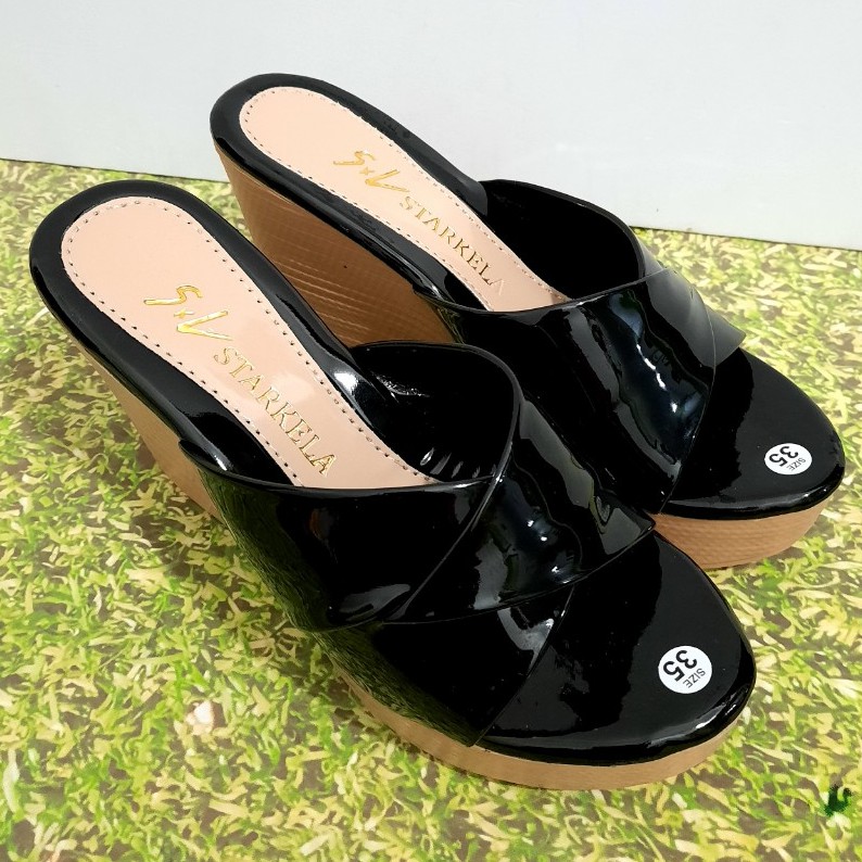 DÉP QUAI CHÉO NỮ CAO 9CM (ĐẶT TĂNG LÊN 1 SIZE Ạ)