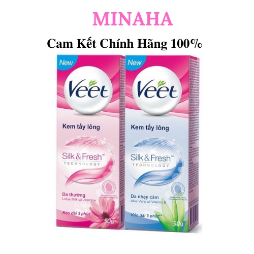 KEM Wax Lông VEET Pháp 100ml, Kem Tẩy Lông VEET, wax lông tẩy sạch lông