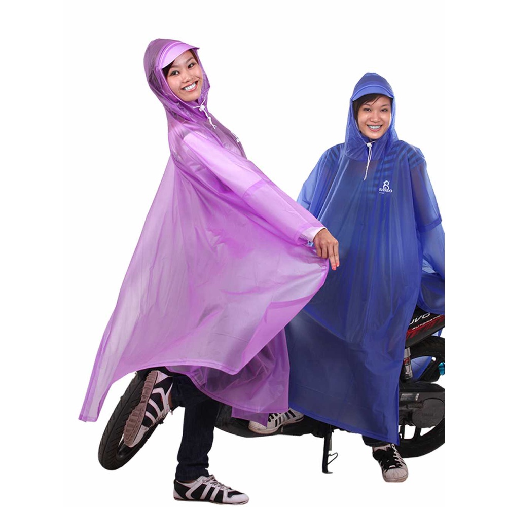 ÁO MƯA CỔ RÙA TRONG MÀU - Thương hiệu Rando, chính hãng, cao cấp - APPC-07