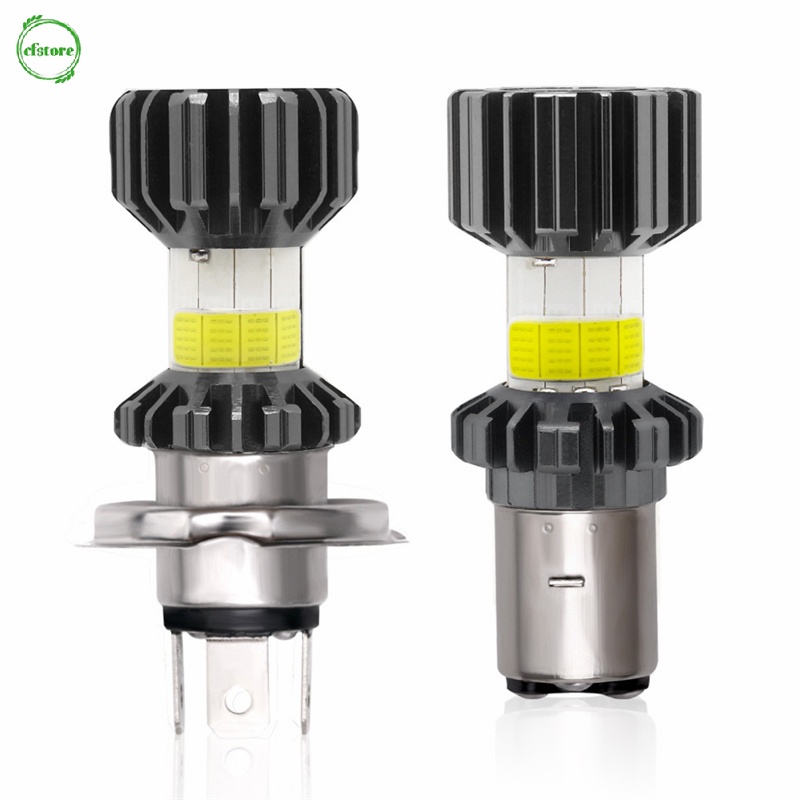 Đèn Pha LED Siêu Sáng 8 Mặt H4 BA20D 12V Chống Thấm Nước Cho Xe Máy