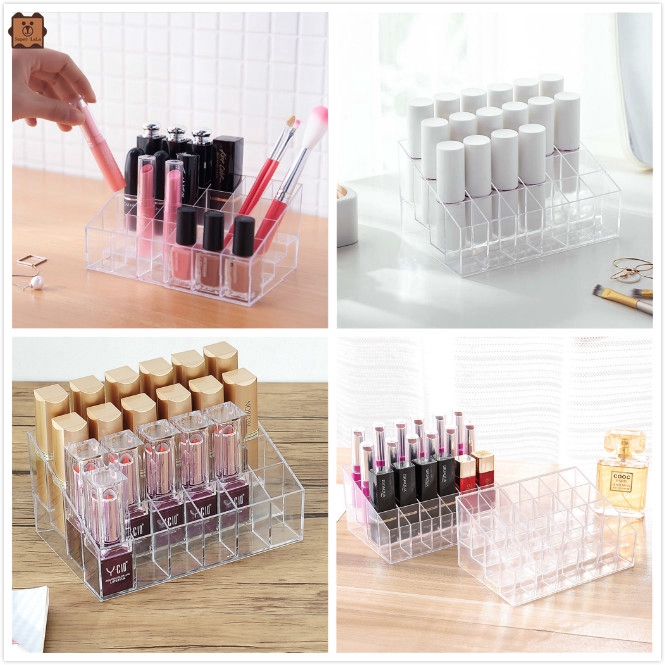 [Hàng mới về] Khay đựng cọ trang điểm 24 ngăn tiện lợi