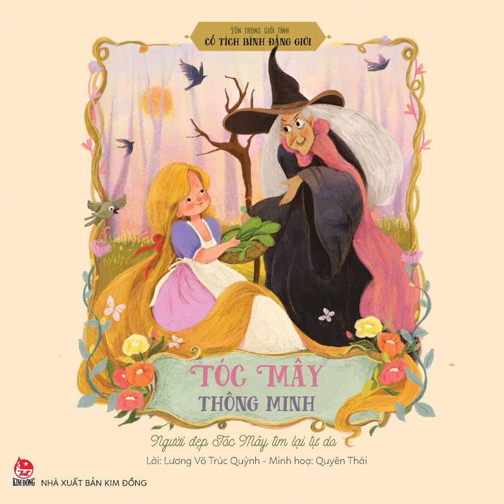 Sách - Tôn Trọng Giới Tính - Cổ Tích Bình Đẳng Giới: Tóc Mây Thông Minh - Người Đẹp Tóc Mây Tìm Lại Tự Do