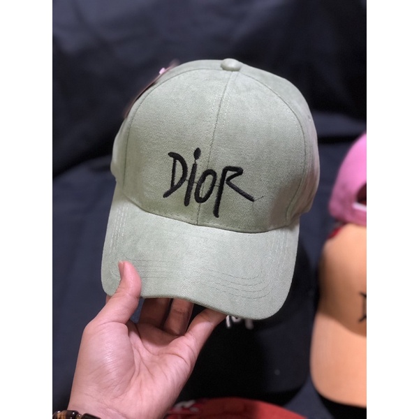 MŨ LƯỠI TRAI NHUNG MỊN THÊU CHỮ D R - MŨ KẾT NAM / NỮ