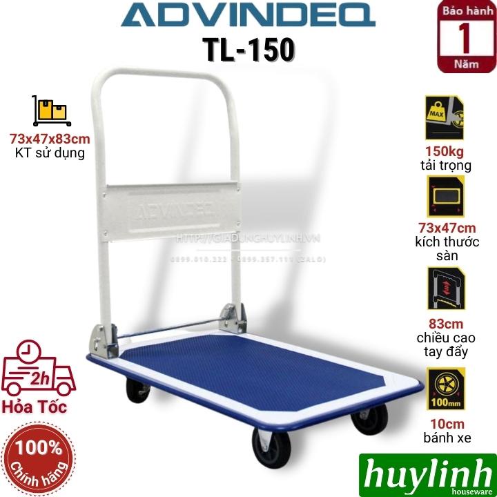 Xe đẩy hàng sàn thép Advindeq TL-150 - (Tải trọng 170 - 200kg)