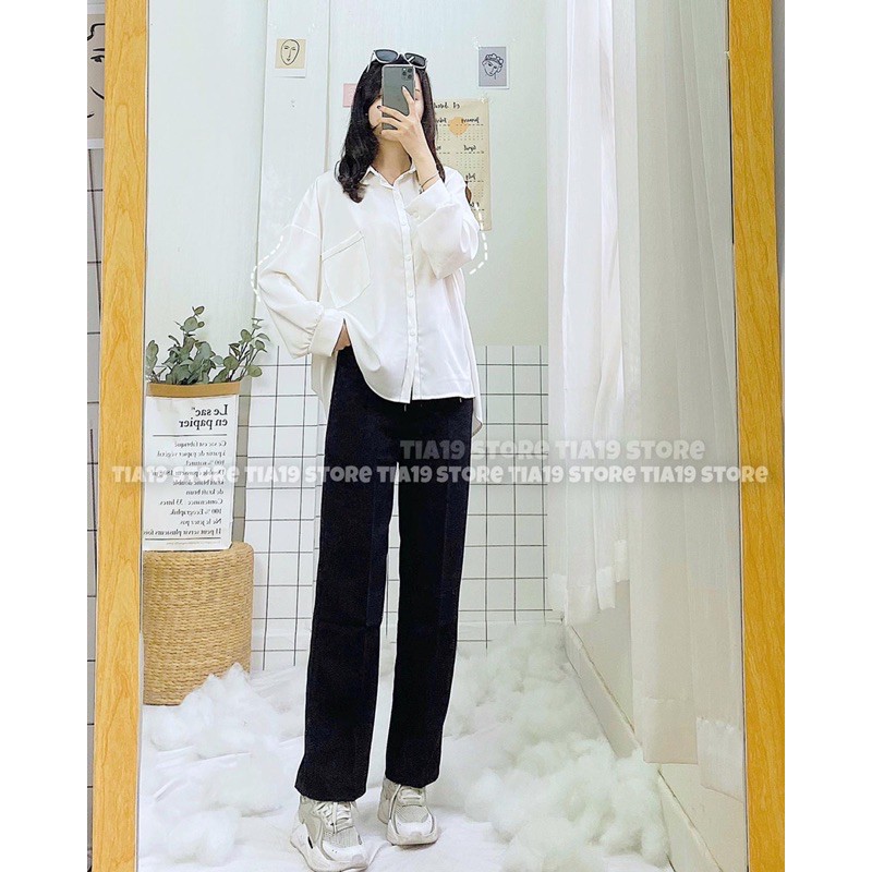 ÁO SOMI OVERSIZE VIỀN  LOẠI 1 ( ẢNH THẬT SHOP CHỤP)